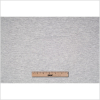 Heathered Gray and White Striped Cotton-Polyester Jersey - Full | Mood Fabrics