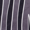 Medium Gray/Black Zebra Printed Stretch Lamb Leather - Detail | Mood Fabrics