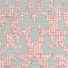 Metallic Copper and Sea Blue Polyester Brocade - Detail | Mood Fabrics