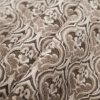 Turkish Gray/Beige Classical Velvet - Folded | Mood Fabrics
