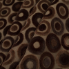 Turkish Brown Geometric Velvet - Folded | Mood Fabrics