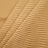 Turkish Gold Ribbed Velvet - Folded | Mood Fabrics