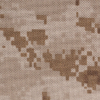 Tan/Brown Digital Camouflage Printed Polyester Canvas - Detail | Mood Fabrics