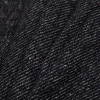 Charcoal Navy/White Woolen Wool Tweed - Folded | Mood Fabrics