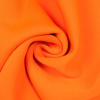 Carrot/Imperial Purple Double-Faced Neoprene/Scuba Fabric - Detail | Mood Fabrics