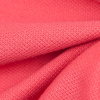 Paradise Pink Knit Cotton Pique - Detail | Mood Fabrics