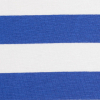 Olympian Blue Striped Rayon Jersey - Detail | Mood Fabrics