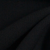 Black Wool-Polyester Crepe Double Cloth - Detail | Mood Fabrics