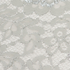 Metallic Platinum Floral Scallop-Edged Lace - Detail | Mood Fabrics