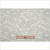 Metallic Platinum Floral Scallop-Edged Lace - Full | Mood Fabrics