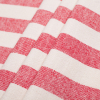 Red/Soft White Striped Cotton Woven - Folded | Mood Fabrics