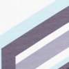 Gray/Blue Large-Scaled Geometric Jersey Print - Detail | Mood Fabrics