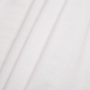 White Embroidered Stretch Cotton-Polyester Shirting - Folded | Mood Fabrics