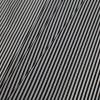 Black/White Striped Cotton Voile - Folded | Mood Fabrics
