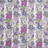 Multi-Purple Floral Printed Cotton Voile | Mood Fabrics