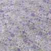 Purple Floral Printed Cotton Voile - Folded | Mood Fabrics