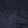 Midnight Blue Hammered Satin-Faced Polyester Twill - Folded | Mood Fabrics