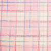 Pink/Yellow Plaid Wool-Rayon Woven | Mood Fabrics