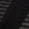 Black Novelty Striped Stretch Mesh - Folded | Mood Fabrics