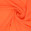 Neon Salmon Polyester Wool Dobby Chiffon | Mood Fabrics