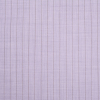 Italian Heather Purple Striped Stretch Polyester Suiting | Mood Fabrics