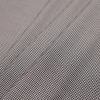 Italian Black/Pale Gray Houndstooth Polyester Suiting - Folded | Mood Fabrics