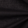Black Organic Mercerized Cotton Lawn - Detail | Mood Fabrics