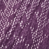 Italian Sunset Purple Crochet Knit Backed By Wool Fleece Jersey - Folded | Mood Fabrics