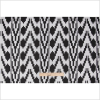 Black Geometric Polyester Brocade - Full | Mood Fabrics