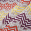 Turkish Orange Geometric Upholstery Velvet - Folded | Mood Fabrics