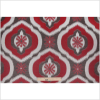 Red Ikat Damask Polyester Woven - Full | Mood Fabrics