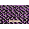 Purple Laser-Cut Geometric Polyester Velvet - Full | Mood Fabrics