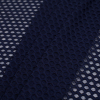 Navy Knit Honeycomb Mesh - Folded | Mood Fabrics