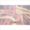 Parachute Purple/Sangria Rope Printed Silk Crinkled Chiffon - Full | Mood Fabrics