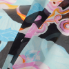 Multi-Color Floral Printed Silk Chiffon - Folded | Mood Fabrics