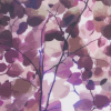 Purple Tree Branches Digitally Printed Stretch Neoprene/Scuba Knit - Detail | Mood Fabrics