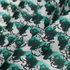 Tanya Taylor Green Abstract Floral Silk Gazar - Folded | Mood Fabrics