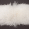 White Genuine Finland Fox Fur Collar - Detail | Mood Fabrics