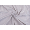 Metallic Silver and White Medium-Weight Linen Woven - Full | Mood Fabrics