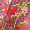 Liberty of London Scilly Flora Brown/Multicolor Silk-Cotton Voile - Folded | Mood Fabrics