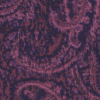 Pink/Purple Paisley Cotton Shirting - Detail | Mood Fabrics