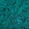 Liberty of London Kenzos Leaf Green/Blue Cotton Poplin - Folded | Mood Fabrics