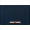Italian Navy Pin Striped Blended Linen Woven - Full | Mood Fabrics