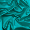 Turquoise Blended Viscose Woven with a Satin Finish | Mood Fabrics