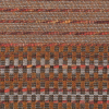 Rust Dimensional Stripes Blended Wool Tweed - Detail | Mood Fabrics