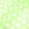 Lime Green Polka Dot Cotton Woven - Folded | Mood Fabrics