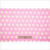Bubble Gum Pink Polka Dot Cotton Voile - Full | Mood Fabrics