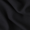 Black Polyester Blended Crepe - Detail | Mood Fabrics