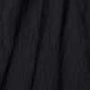 Black Bohemian-Inspired Cotton Gathered Woven - Folded | Mood Fabrics