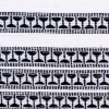 Black/White Striped Cotton-Polyester Woven - Detail | Mood Fabrics